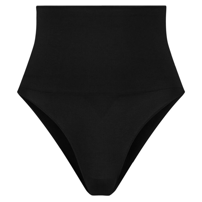 BYE-BRA - NAHTLOSER GÜRTEL STIL TANGA SCHWARZ GRÖSSE S – Bild 4