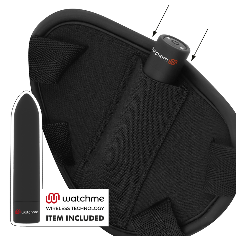 FETISH SUBMISSIVE CYBER STRAP - HARNESS MIT DILDO- UND BULLET-FERNBEDIENUNGS-WATCHME-L-TECHNOLOGIE – Bild 3