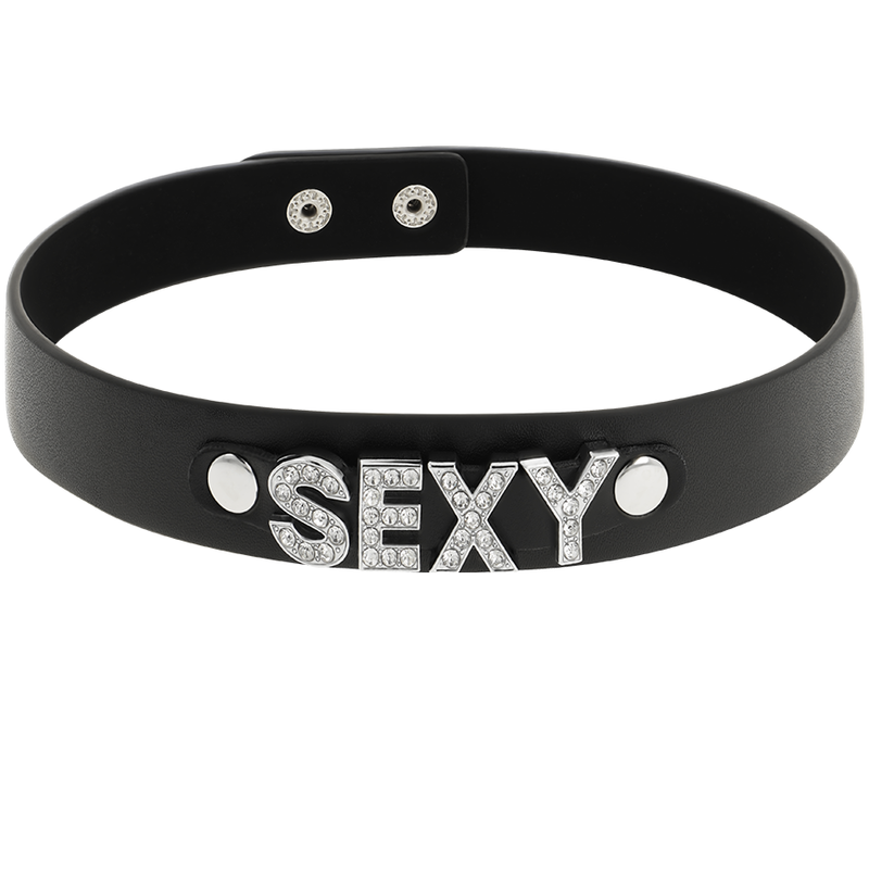 COQUETTE CHIC DESIRE - SEXY VEGANES LEDER-HALSBAND – Bild 2