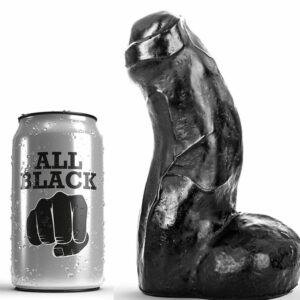 ALL BLACK - REALISTISCHER DONG SCHWARZ 17 CM