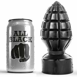 ALL BLACK - ANALSTECKER 14 CM