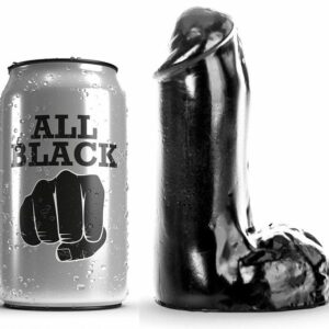 img_110174_a70ebb485a6d5f1b7d696e87fe549bbc_1.jpg ALL BLACK - REALISTISCHER DILDO 13 CM