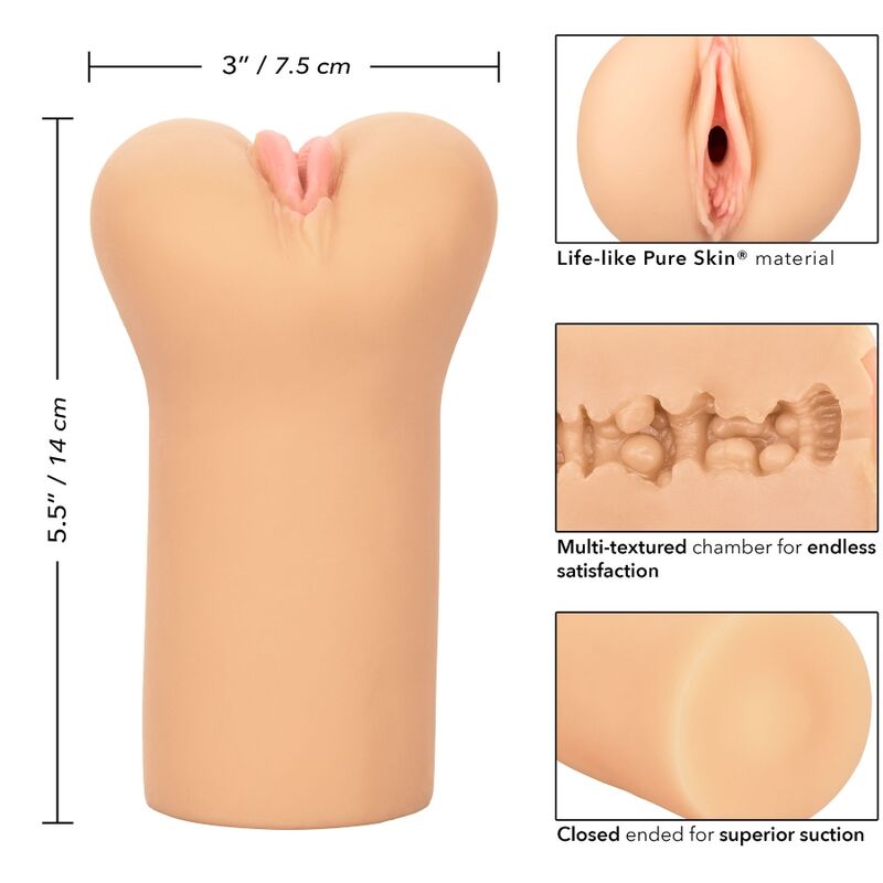 CALEXOTICS - BOUNDLESS VULVA STROKER HELLE HAUT – Bild 5