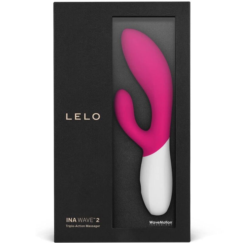 LELO - INA WAVE 2 VBRADOR LUXUS-SPEZIALUHR CERISE – Bild 4