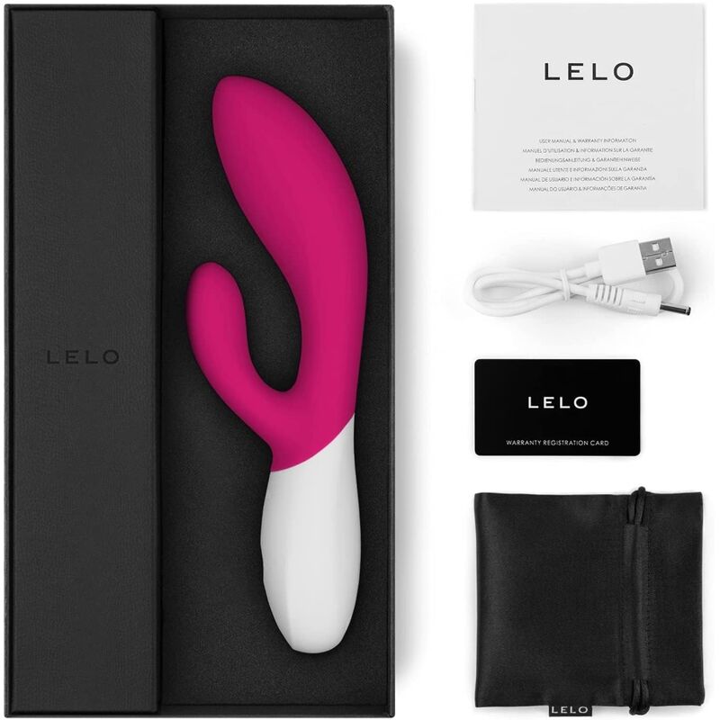 LELO - INA WAVE 2 VBRADOR LUXUS-SPEZIALUHR CERISE – Bild 3
