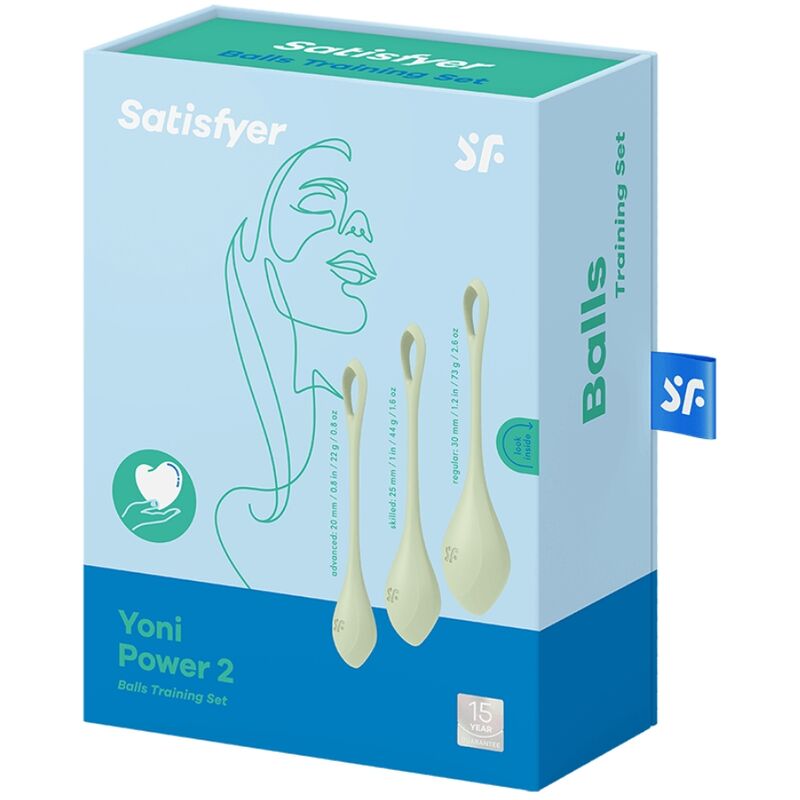 SATISFYER - YONI POWER 2 TRAININGSSET GRÜN – Bild 3