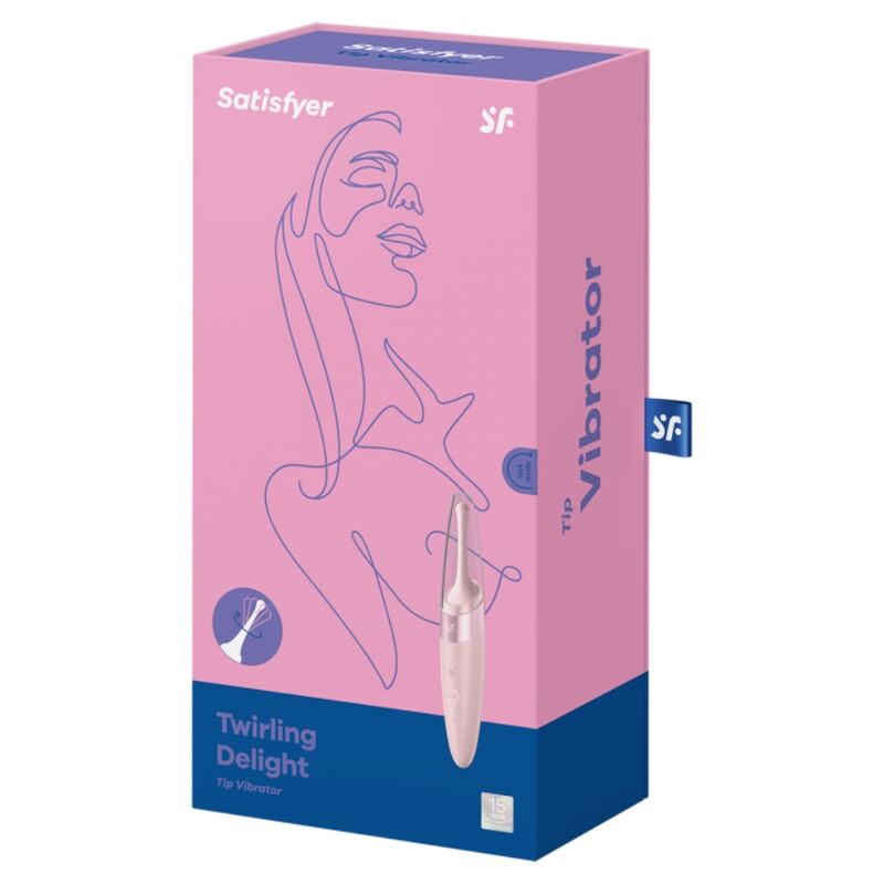 SATISFYER - TWIRLING DELIGHT CLIT TIP VIBRATOR ROSA – Bild 3