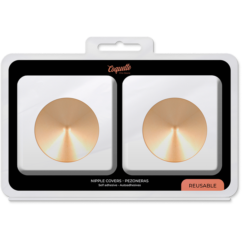 COQUETTE CHIC DESIRE - NIPPELABDECKUNGEN GOLDENE KREISE – Bild 4