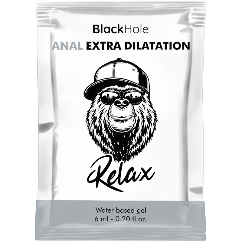 BLACK HOLE - WASSERBASIERTES GEL EXTRA DILATATION 6 ML EINZELDOSIS