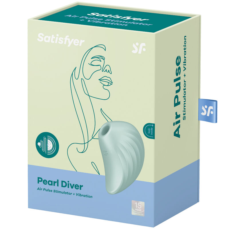 SATISFYER PEARL DIVER STIMULATOR VIBRATOR - GRÜN – Bild 4