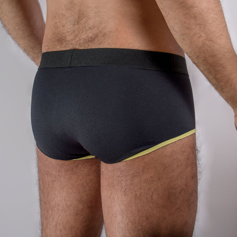 MACHO - MS24A CALZONCILLO BRIEF DARK AMARILLO L – Bild 3