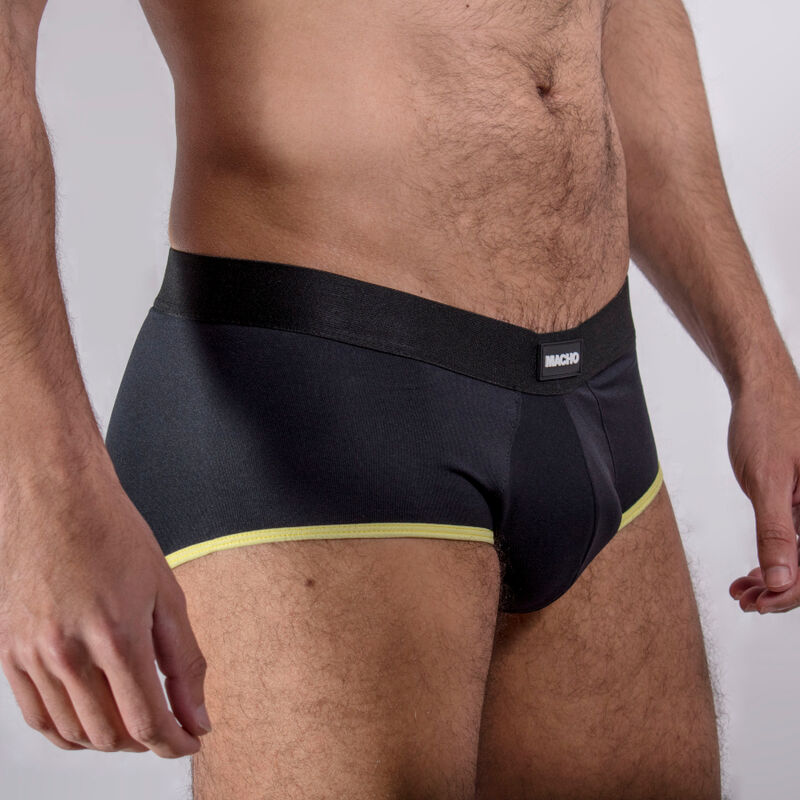MACHO - MS24A CALZONCILLO BRIEF DARK AMARILLO L – Bild 2