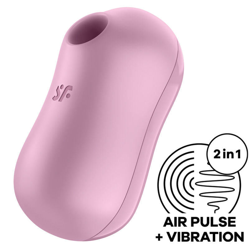 SATISFYER STIMULATOR  VIBRATOR ZUCKERWATTE - ROSA