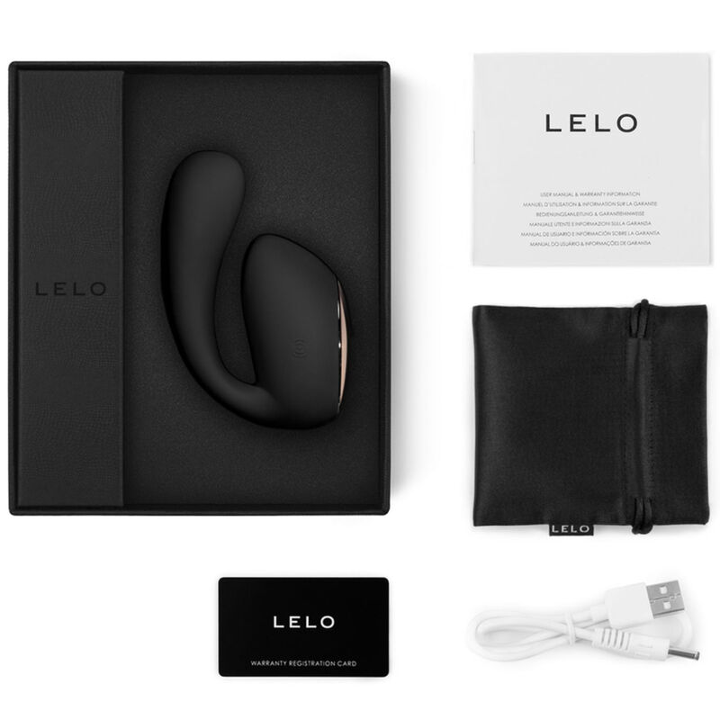 LELO - IDA WAVE COUPLES MASSAGER SCHWARZ – Bild 3