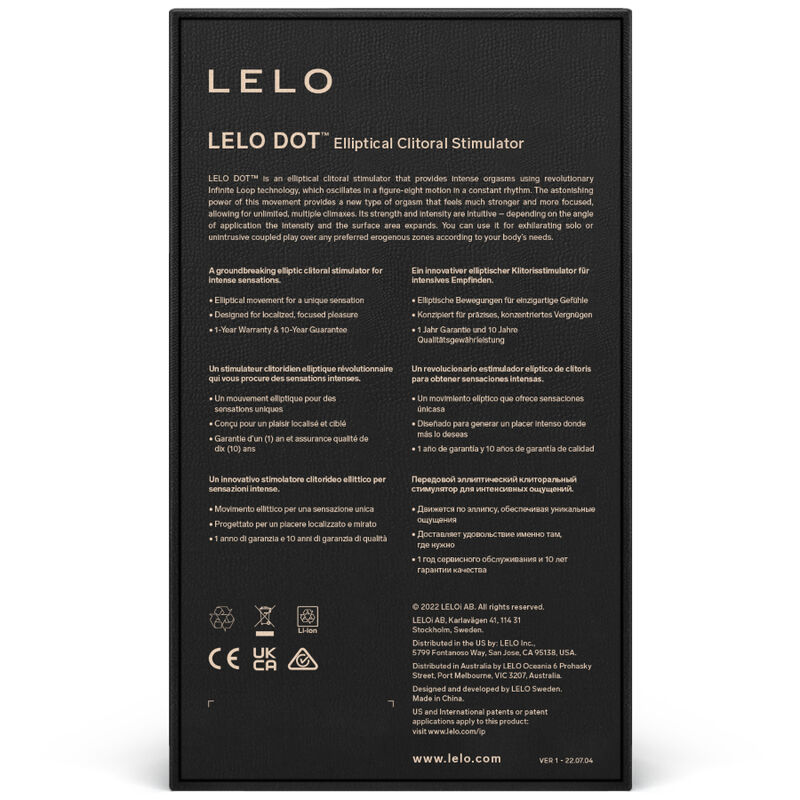 LELO - DOT KLITORISTIMULATOR - AQUA – Bild 4