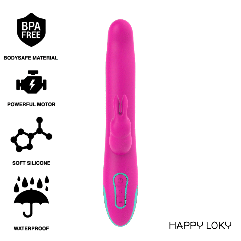 img_129653_e735acc7dc39d10dbda26dbf306e9dd9_1.gif HAPPY LOKY - PLUTO RABBIT-VIBRATOR ROTATOR + WATCHME-FERNBEDIENUNG