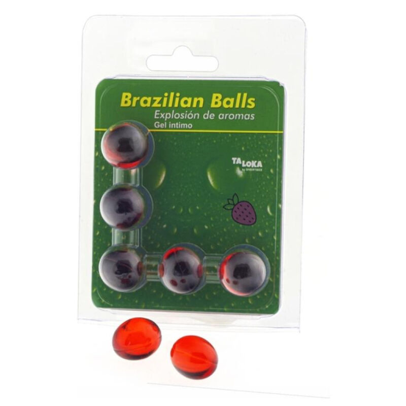 img_130644_1f25fc46e2a33047b2b212d1def70e7e_1.jpg TALOKA - 5 BRASILIANISCHE KUGELN ERDBEER-INTIM-GEL