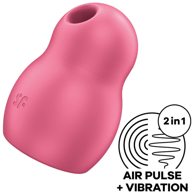 SATISFYER PRO TO GO 1 DOUBLE AIR PULSE STIMULATOR  VIBRATOR - BLUE