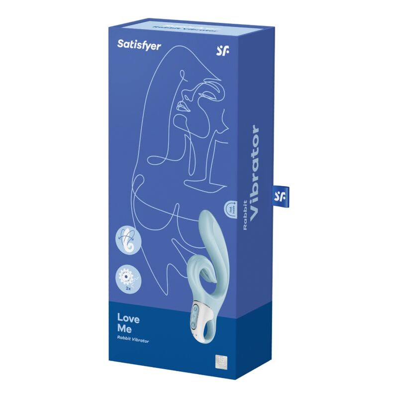 SATISFYER LOVE ME RABBIT VIBRATION - RED – Bild 5