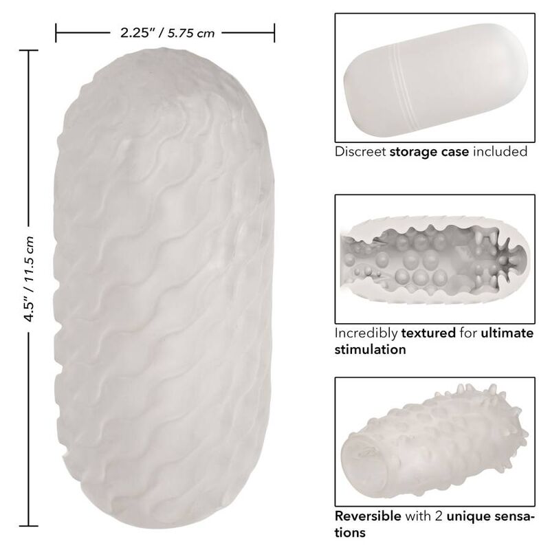 CALEXOTICS - REVERSIBLE NUBBY STROKER – Bild 2