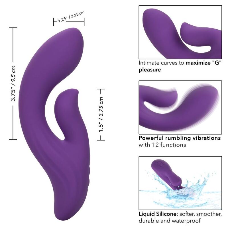 CALEXOTICS - STELLA DUAL PLEASER VIOLET – Bild 2
