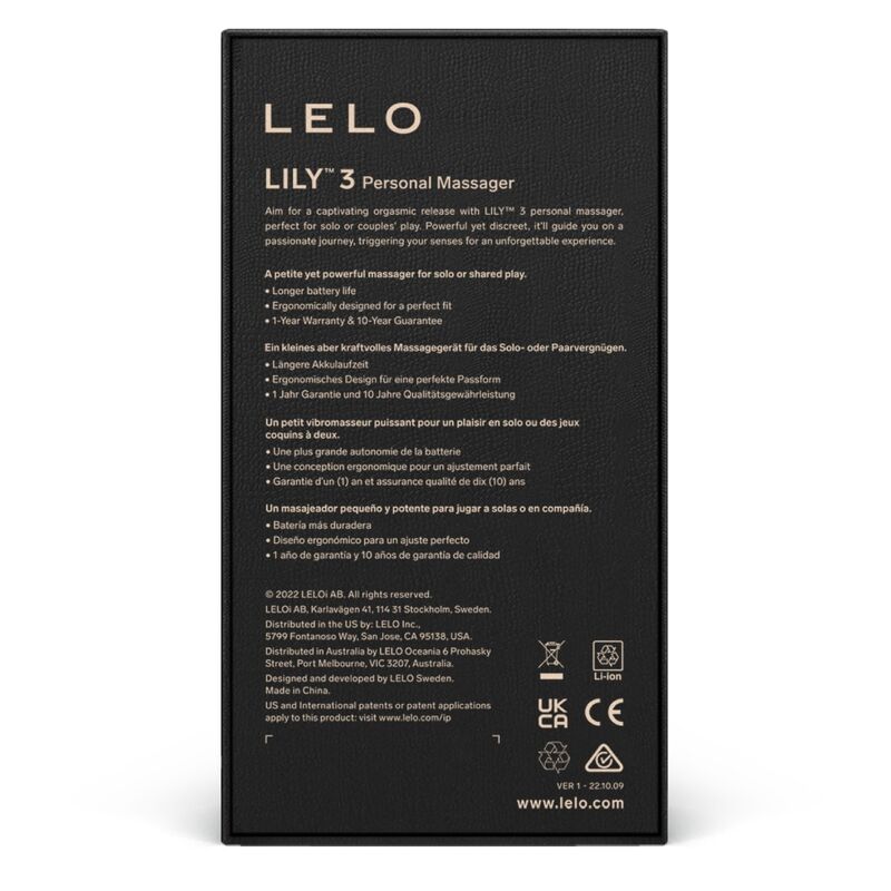 LELO LILY 3 PERSONAL MASSAGER - POLAR GREEN – Bild 4