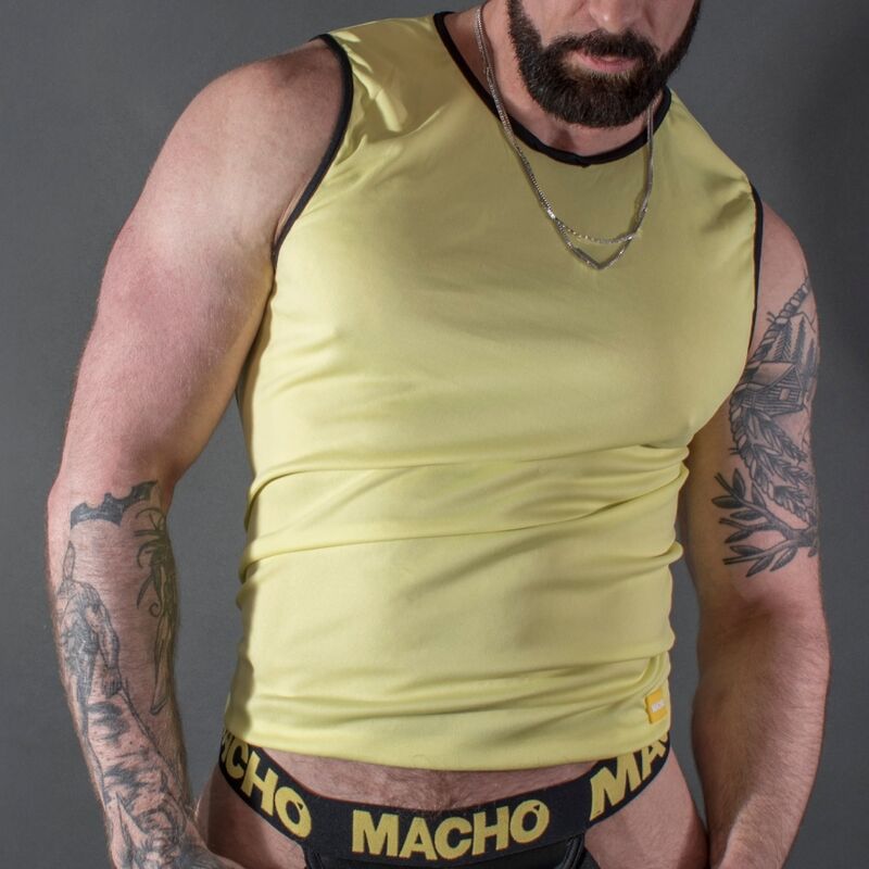 MACHO YELLOW T-SHIRT S/M