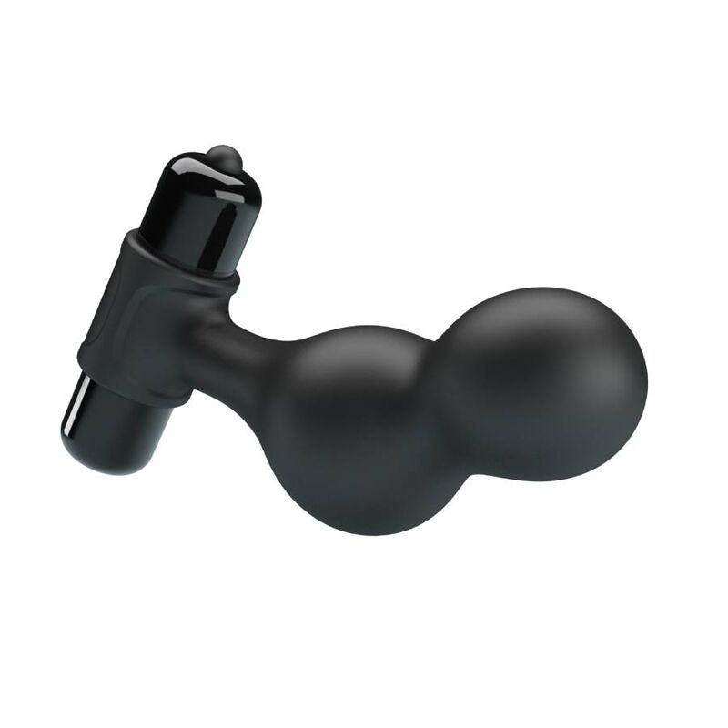 MR PLAY - SCHWARZER SILIKON-VIBRATOR-ANALSTECKER – Bild 5