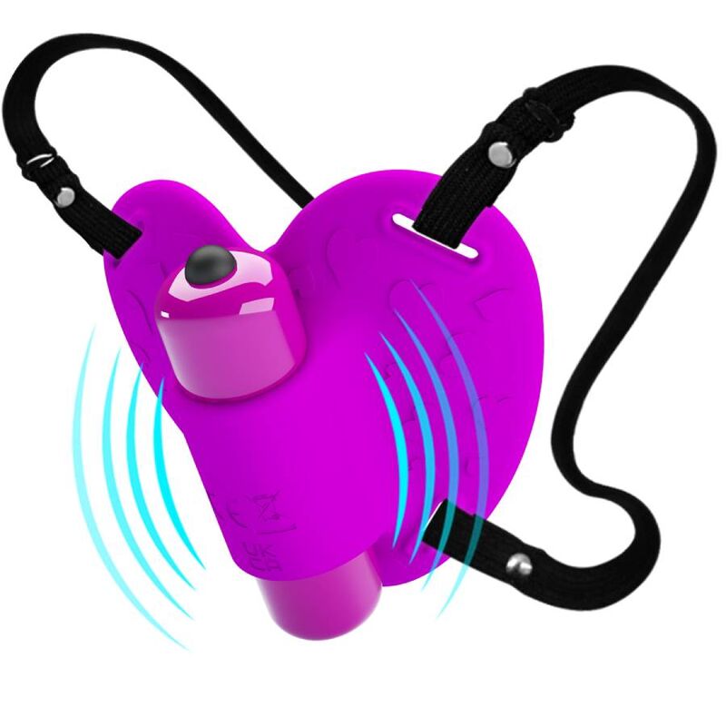 PRETTY LOVE - HEARTBEAT CLITORIS MASSAGER 10 VIBRATIONSMODI LILA – Bild 3