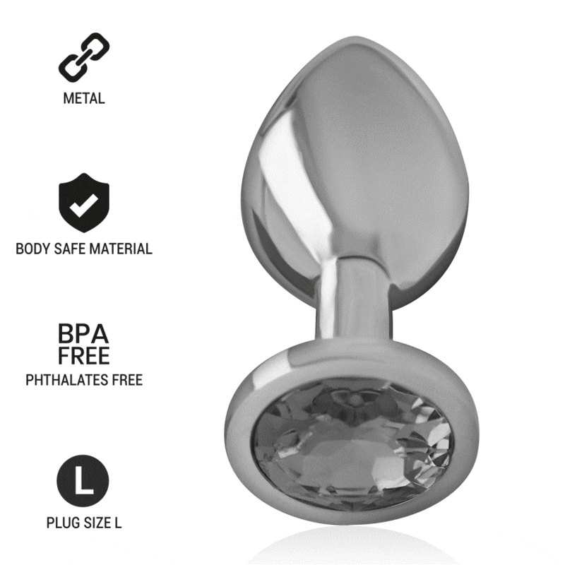 img_137991_4f38d891976e89a7ab018d050f5a95fe_1.gif INTENSE - ANALPLUG AUS ALUMINIUMMETALL MIT SCHWARZEM GLAS, GRÖSSE L