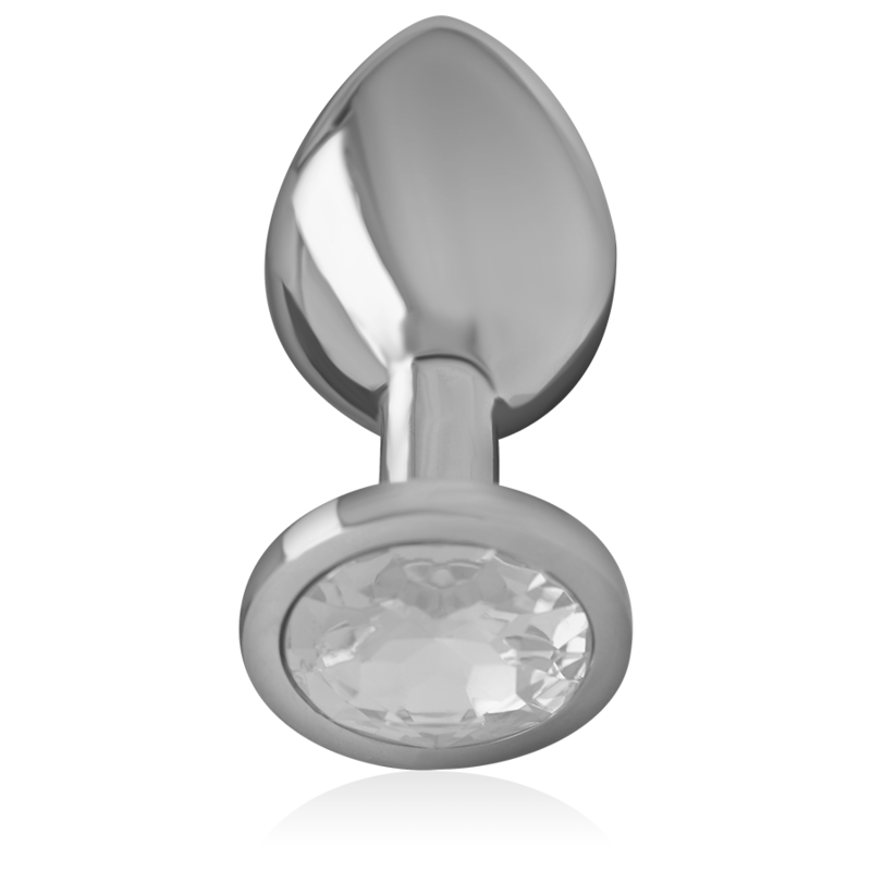 img_138002_60f8eebebfa76eefabd060b24c25dc03_1.png INTENSE - ANALPLUG AUS ALUMINIU MMETALL MIT SILBERNEM KRISTALL, GRÖSSE S