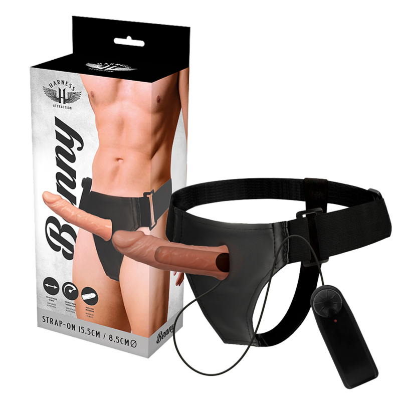 img_140251_27a74599cf45ed6d35a41f23c1021e28_1.png HARNESS ATTRACTION - RNES HOLLOW BENNY MIT VIBRATOR 15 CM -O- 4.5 CM