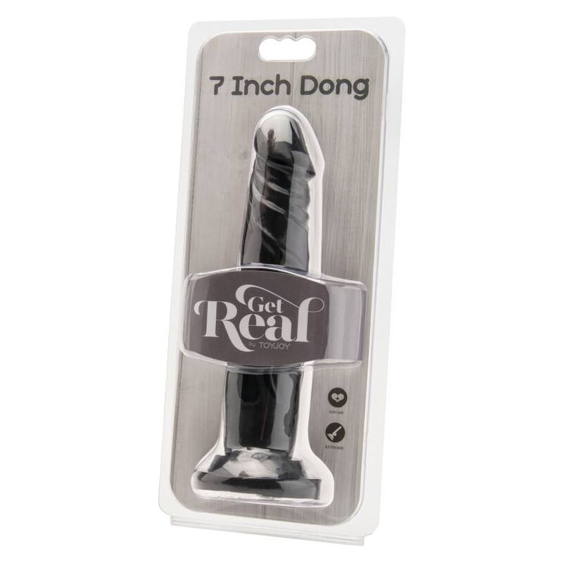 GET REAL - DONG 18 CM SCHWARZ – Bild 2
