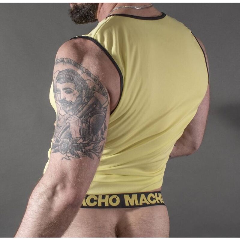 MACHO YELLOW T-SHIRT S/M – Bild 2