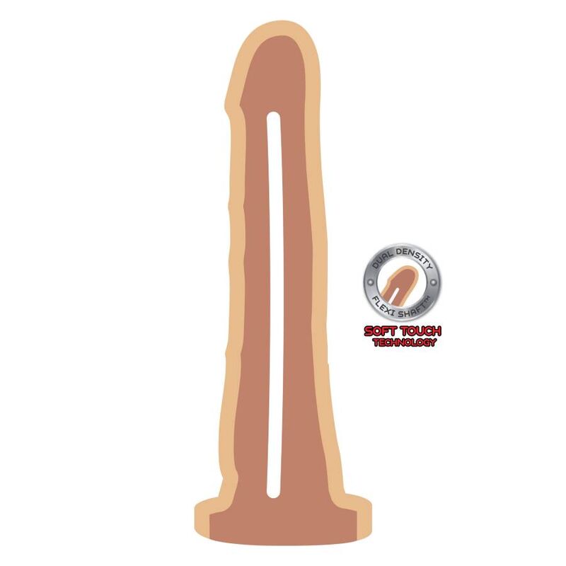 GET REAL - DUAL DENSITY DONG 19 CM HAUT – Bild 2