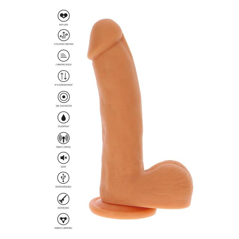 GET REAL - MAGNETISCHER PULSE VERTRAUENDE DILDO-HAUT – Bild 4