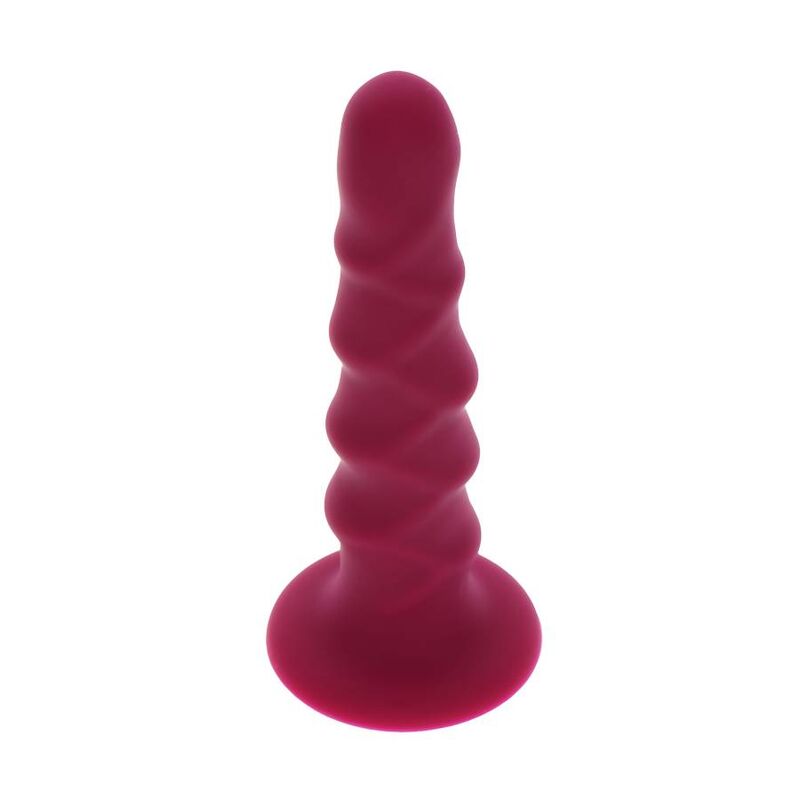 GET REAL - RIBBED DONG 12 CM ROT – Bild 3