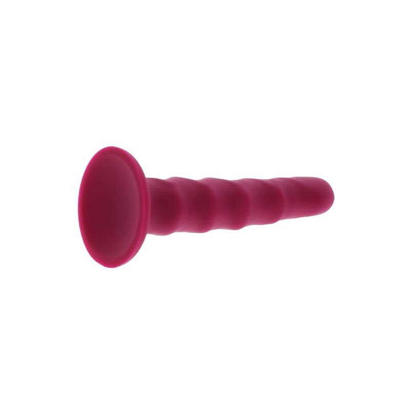 GET REAL - RIBBED DONG 12 CM ROT – Bild 5