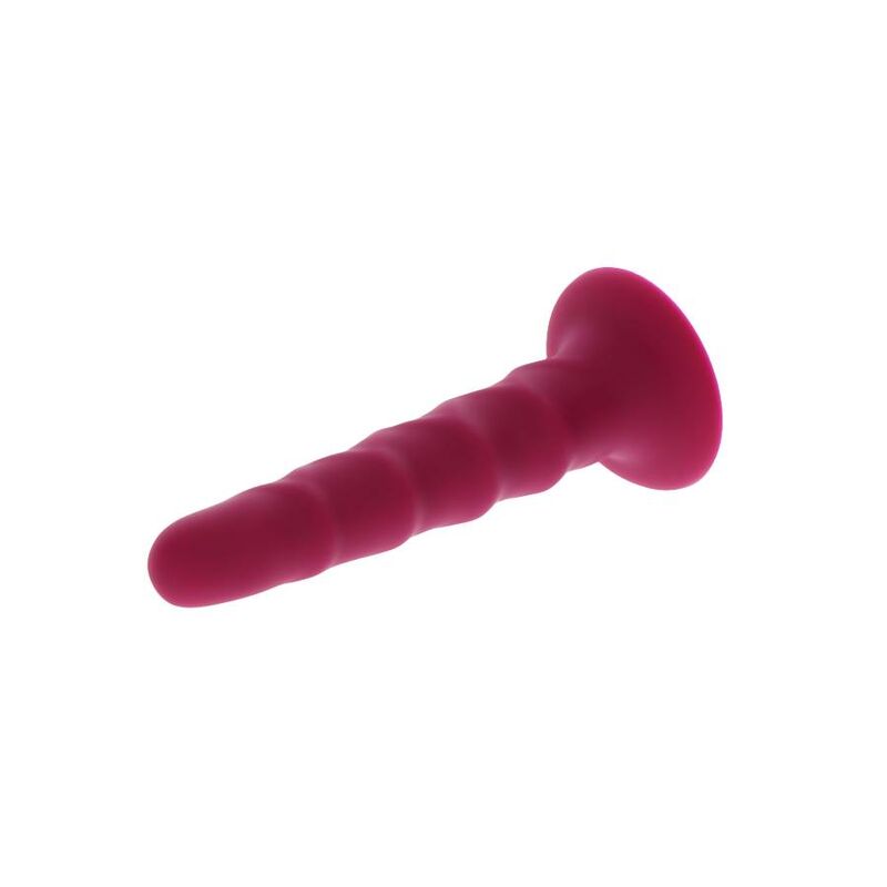 GET REAL - RIBBED DONG 12 CM ROT – Bild 4
