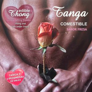 HOTFLOWERS - HERREN-TANGA+ 2 ERDBEER-WAFER-NIPPEL /es/pt/en/fr/it/