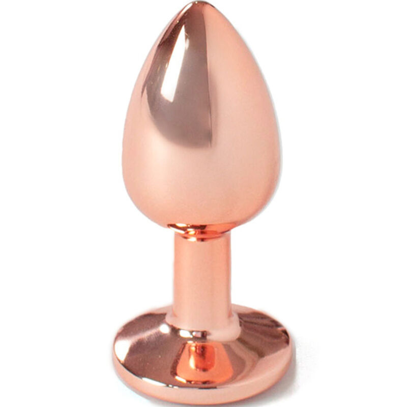 SECRET PLAY - METALL BUTT PLUG ROTGOLD KLEINE GRÖSSE 7 CM