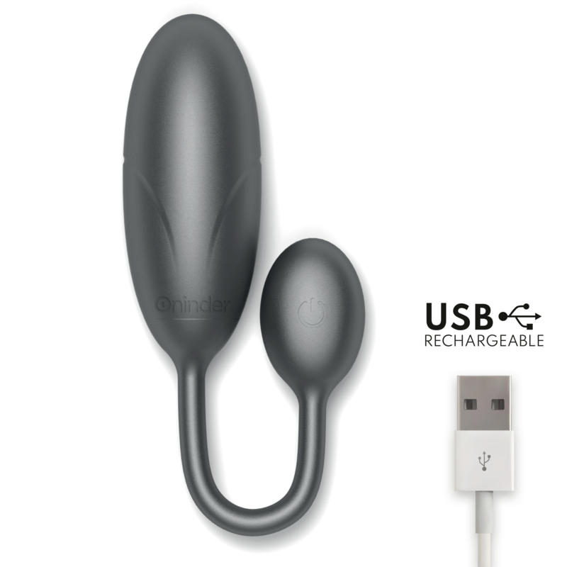 ONINDER - DENVER SCHWARZES VIBRATIONSEI 7 X 2,7 CM KOSTENLOSE APP – Bild 5