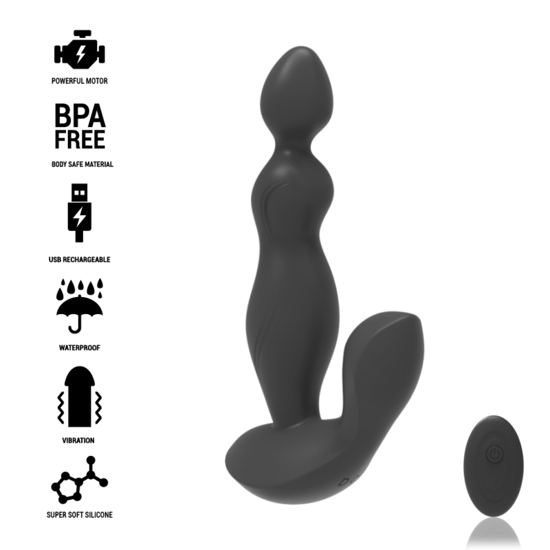 BLACKSILVER - CORA ANAL PLUG SILIKON FERNBEDIENUNG