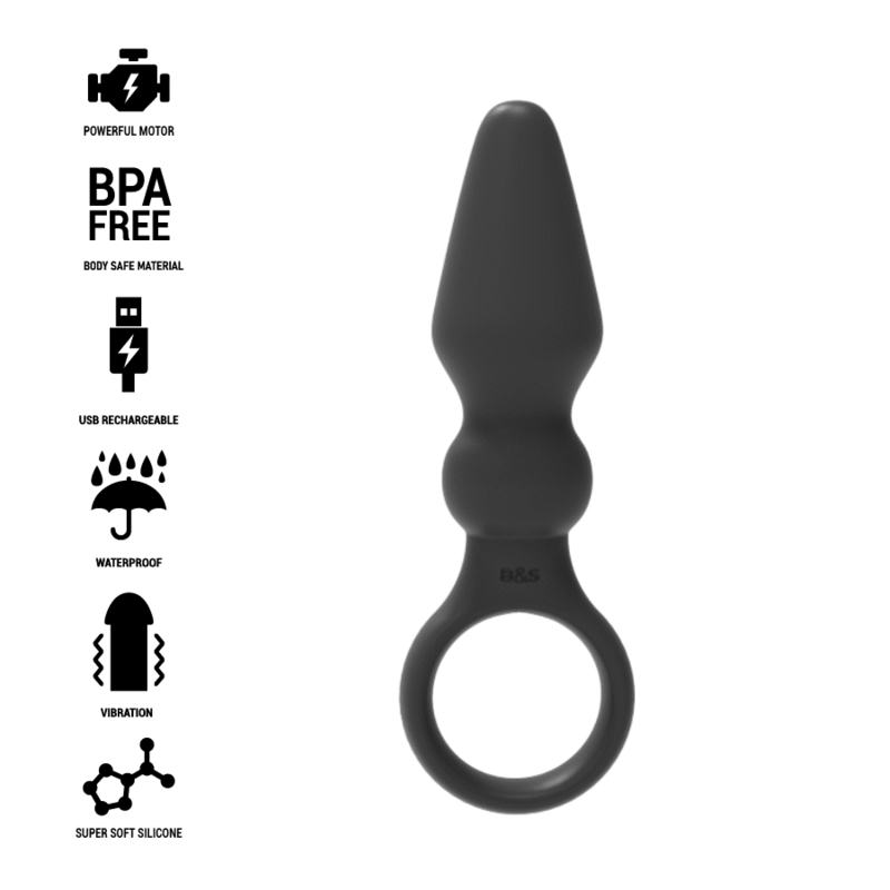 BLACKSILVER - OZZY LEISTUNGSSTARKER SILIKON-ANALSPLUG