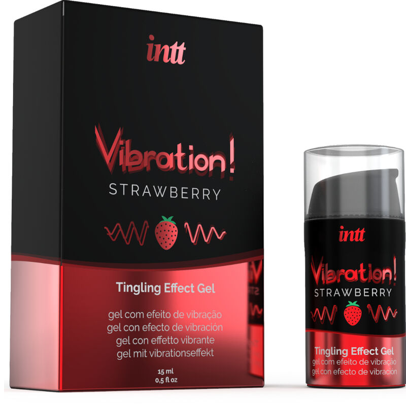 img_145160_c06ba47b52507ddc7c4b517ef7135bd3_1.jpg INTT - KRAFTVOLLES INTIMSTIMULIERENDES FLÜSSIGES VIBRATIONSGEL ERDBEERE 15 ML