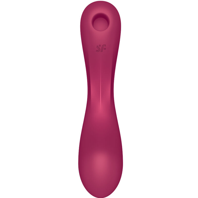 SATISFYER - CURVE TRINITY 1 AIR PULSE VIBRATION RED – Bild 4