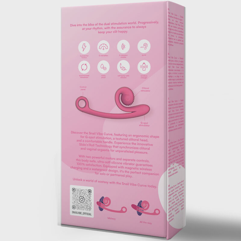 SNAIL VIBE CURVE VIBRATOR PINK – Bild 5