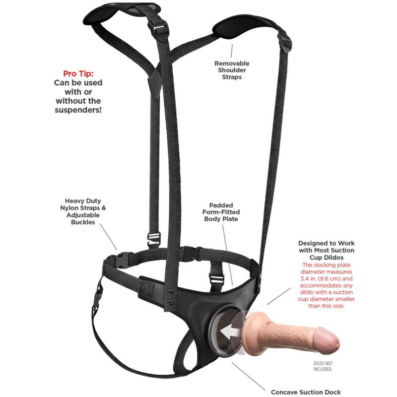 PIPEDREAMS - BODY DOCK STRAP-ON-HOSENTRÄGER – Bild 5