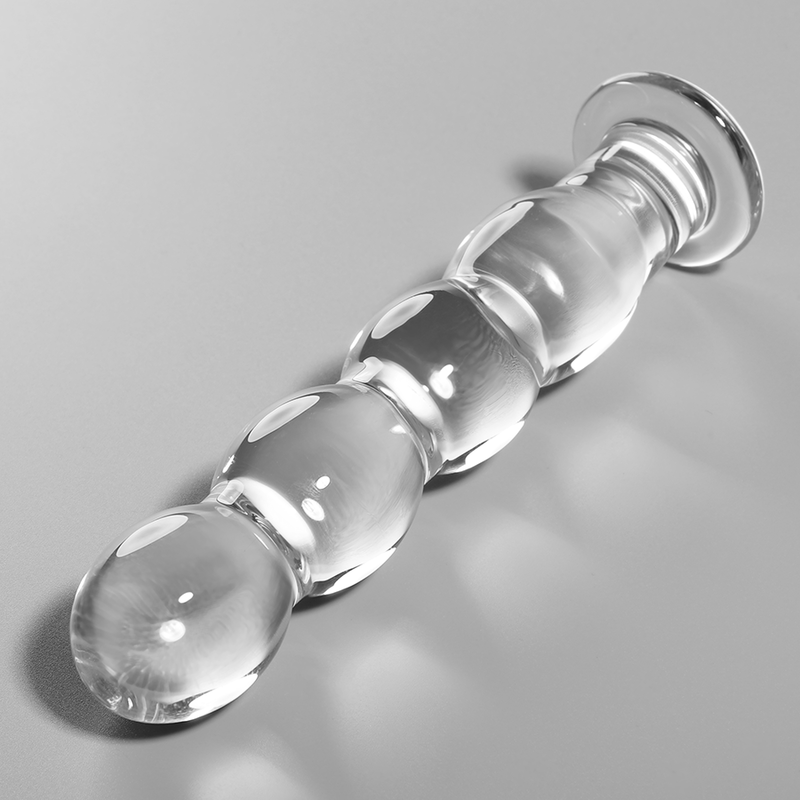 NEBULA SERIES BY IBIZA - MODELL 10 DILDO BOROSILIKATGLAS 16,5 X 3,5 CM KLAR – Bild 5