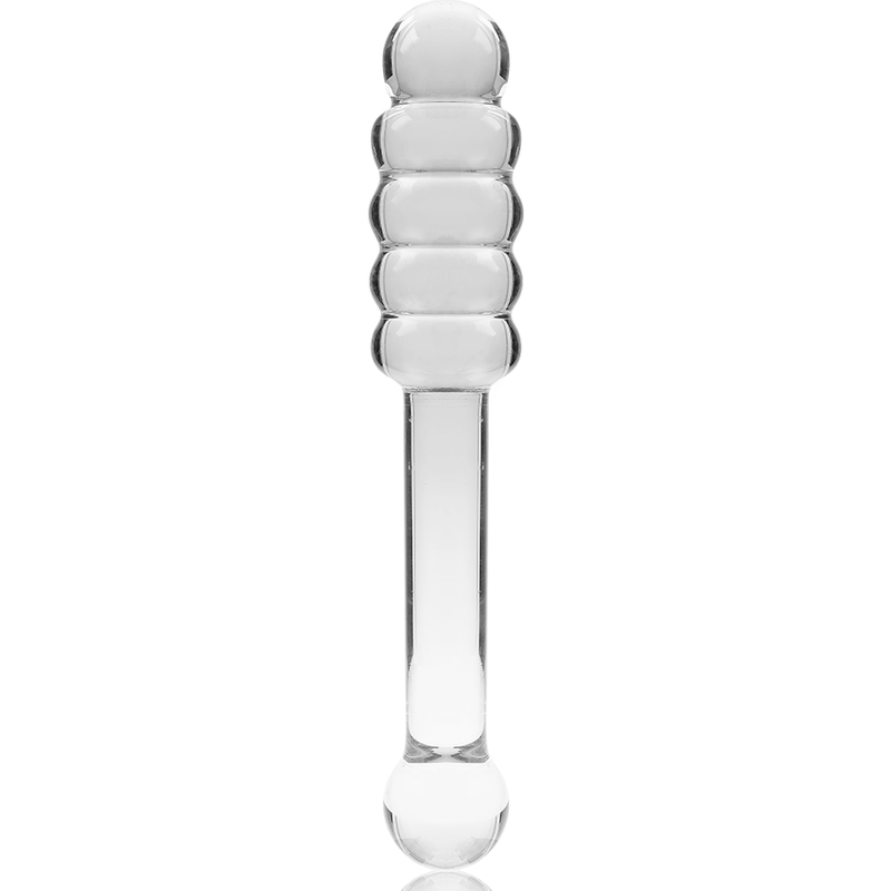 NEBULA SERIES BY IBIZA - MODELL 20 DILDO BOROSILIKATGLAS 20,5 X 3 CM KLAR – Bild 3